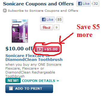 Philips Sonicare coupon