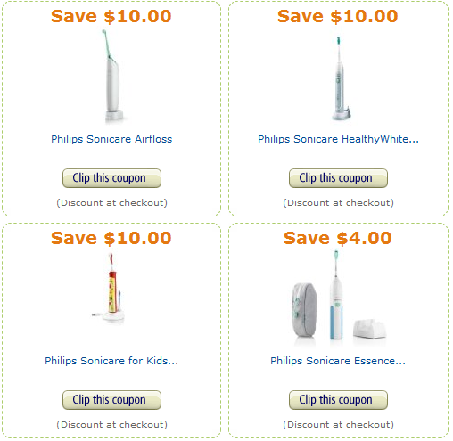 Sonicare Airfloss and Essence coupon