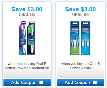Oral b toothbrush heads coupons canada