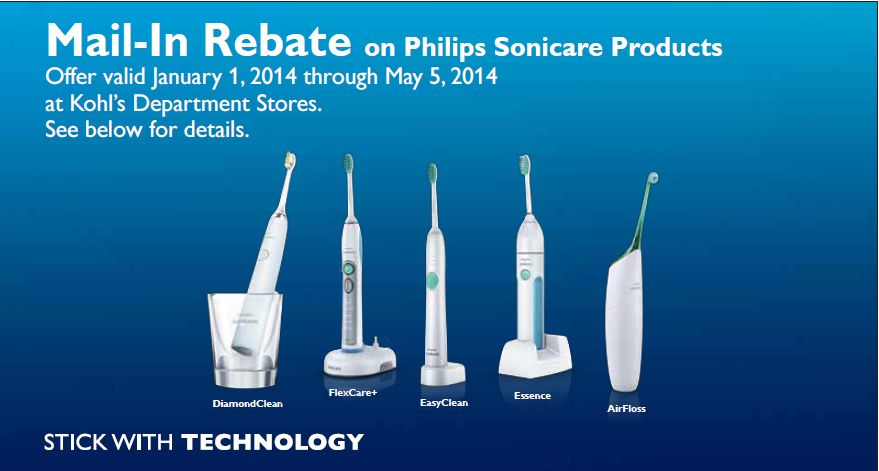 Sonicare Rebate For April 2014 Philips Sonicare Coupons