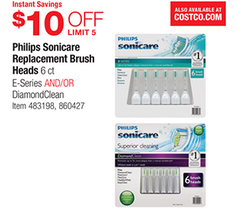 Philips Sonicare Replacement Brush Heads Coupon November 2014