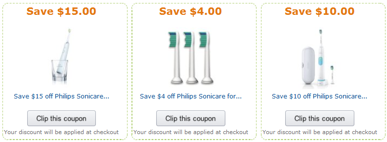 $10 off Philips Sonicare Coupon January