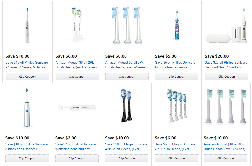 Coupons And Rebates For September Save 20 On A Sonicare Toothbrush