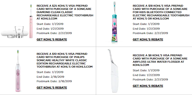 My List Of Sonicare Coupons And Rebates For January Philips Sonicare 