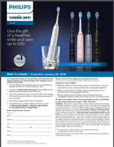 My List of Sonicare coupons and rebates for January! | Philips Sonicare ...